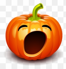 Pumpkin Happy Halloween Sticker Emoji