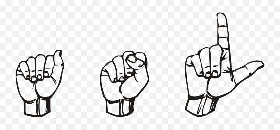 Library Of Group Of People Sign Language Image Royalty Free - Sign Language Clipart Emoji,Asl Emoji