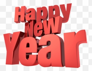 Happy New Year 3d Text Png Image Free - Logo Emoji