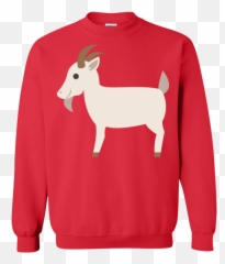 Goat Emoji Sweatshirt - Love Titties And Bud Light,Xx Emoji