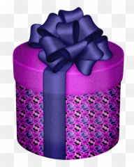 Kickball clipart wrapped gift - Presente Aniversario Desenho Png Emoji