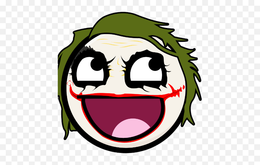 Joker Emoji Emote Picsart 2020 Sticker - Awesome Face,Joker Emoji