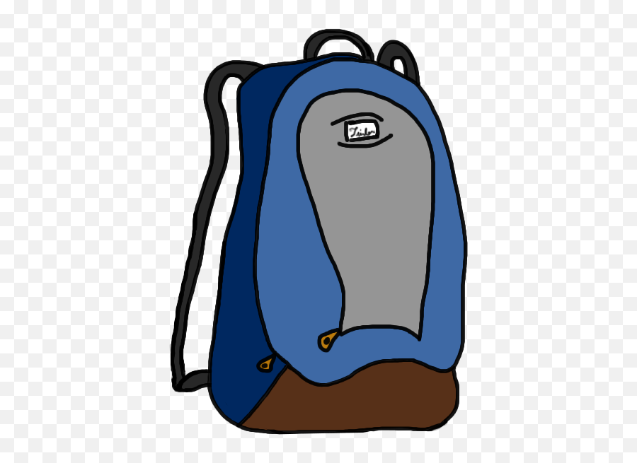 Bag Snout Backpack Clip Art - Bag Png Download 500660 For Teen Emoji,Black Emoji Backpack
