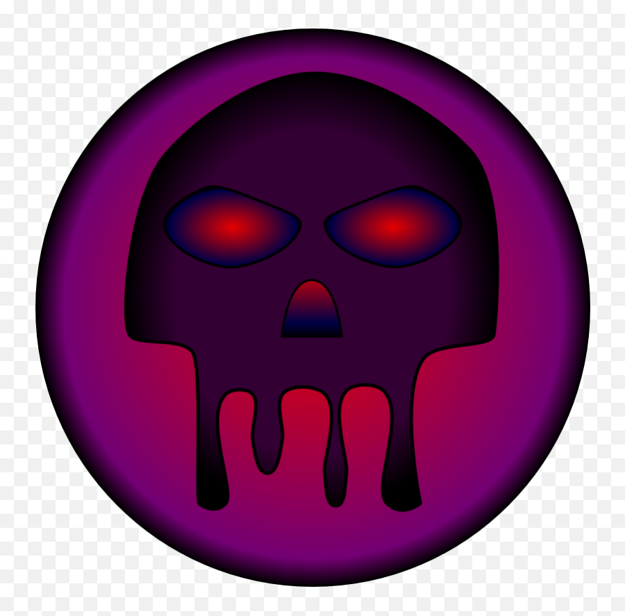 Happy Emoticon Png - Skull Emoji,Stubborn Emoji