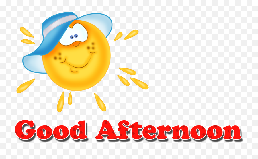 Good Afternoon Png Transparent - Afternoon Clip Art Emoji,Good Afternoon Emoji