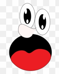Scared Face Clipart - Cartoon Png Emoji