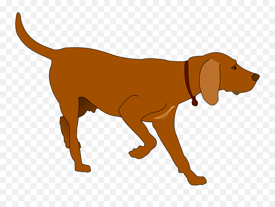 Hunting Dog Vector Clipart Image - Printable Flash Cards For Baby Emoji,Pit Bull Emoji