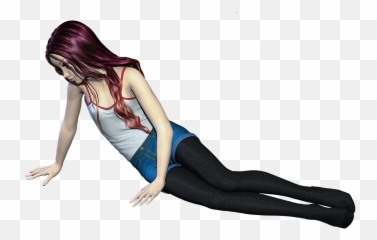 Teen Girl Sitting Clothing Beauty - Emoji