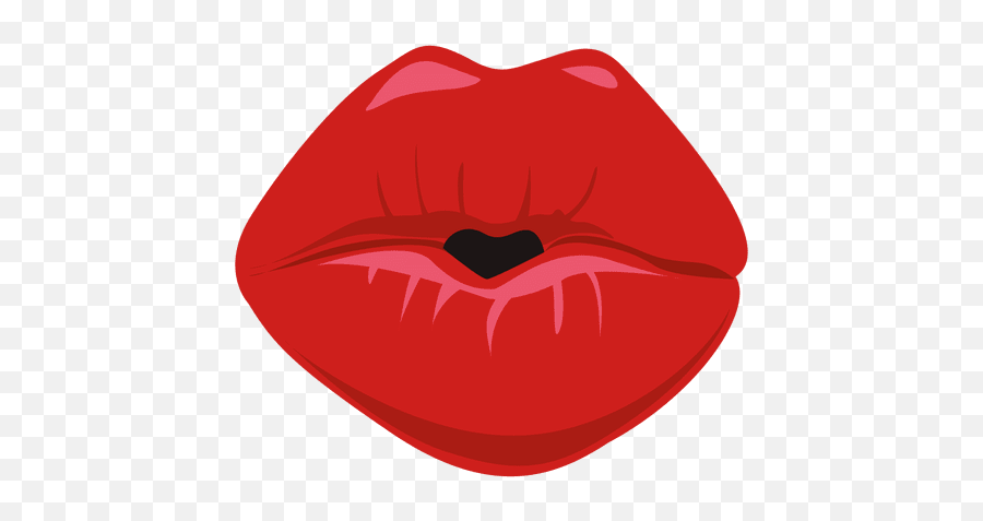 Kissing Lips Expression Emoji,Kiss Lips Emoticon