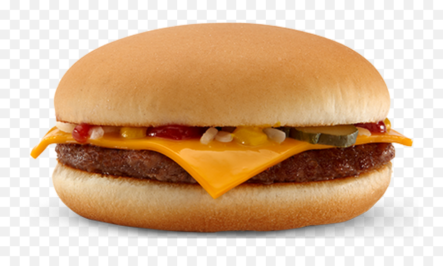 Cheeseburger Clipart Burger Mcdonalds - Mcdonalds Happy Meal Burger Emoji,Burger Emoji Png