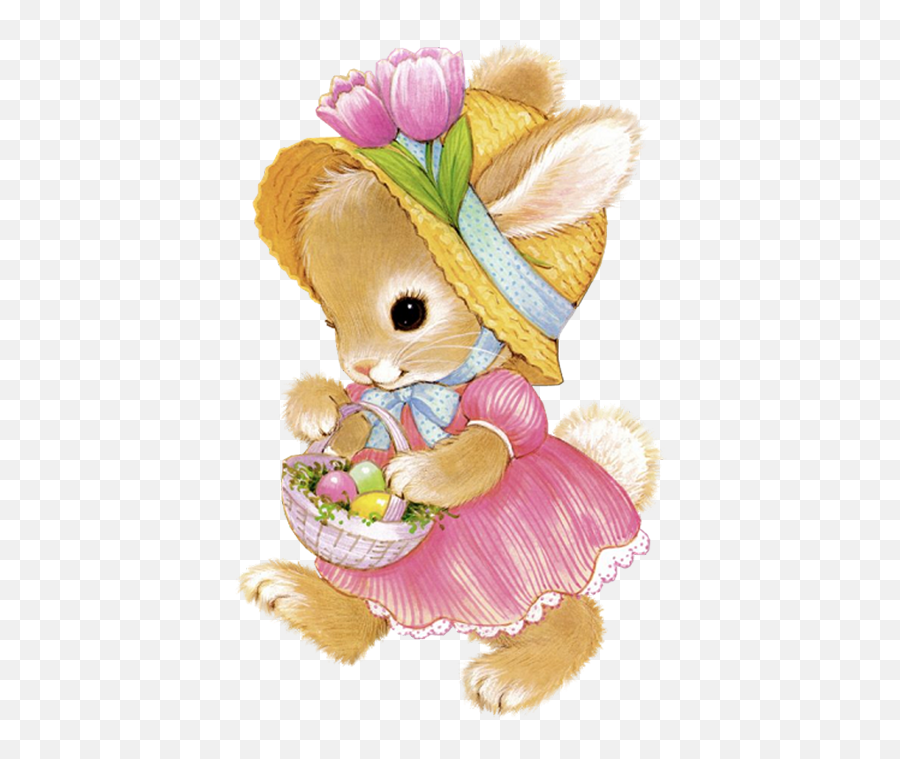 Girls Clipart Bunny Girls Bunny - Cute Easter Bunny Clipart Emoji,Bunny Girls Emoji