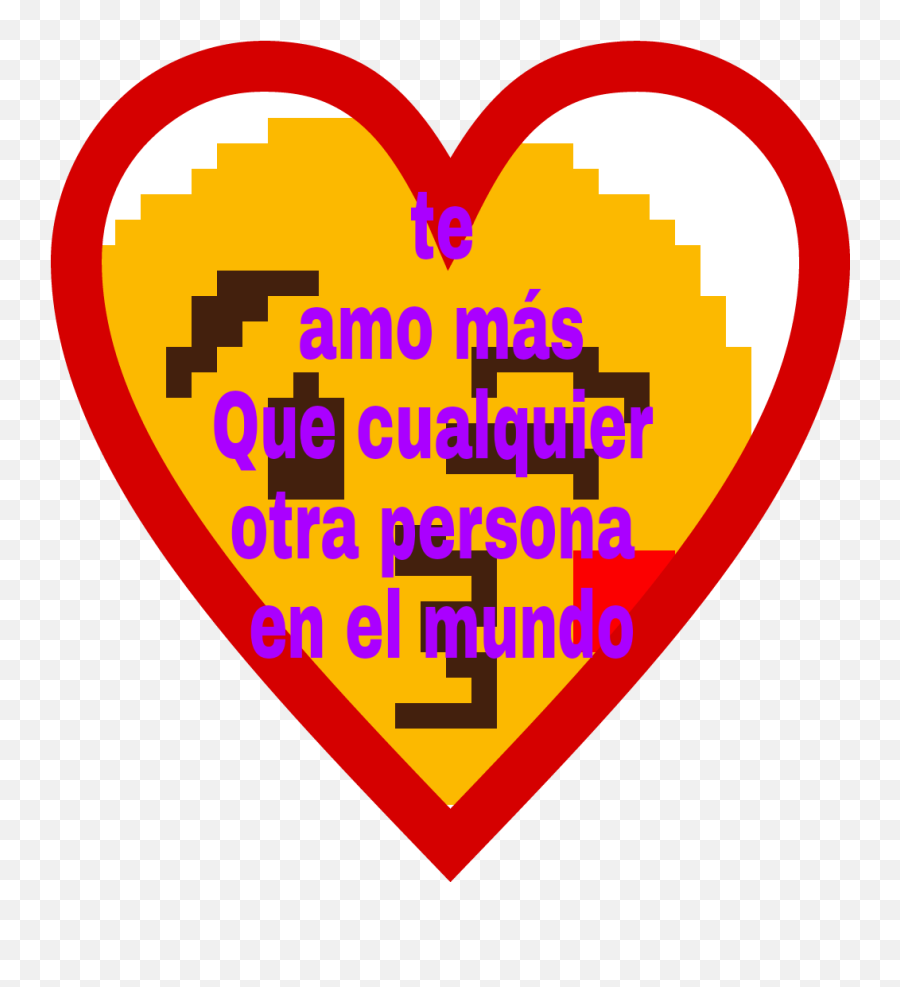 Te Amo - Facile Pixel Art Arc En Ciel Emoji,Te Amo Emoji