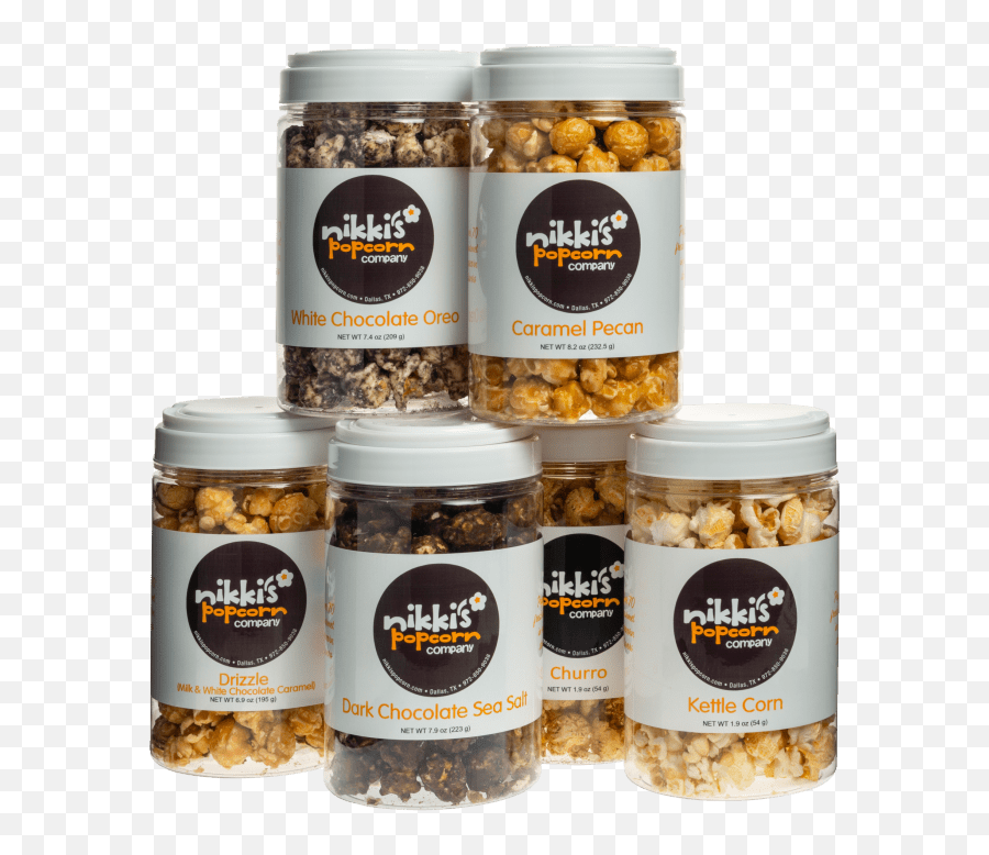 Nikkis Gourmet Popcorn Samplers - Kettle Corn Emoji,Popcorn Emoji Facebook