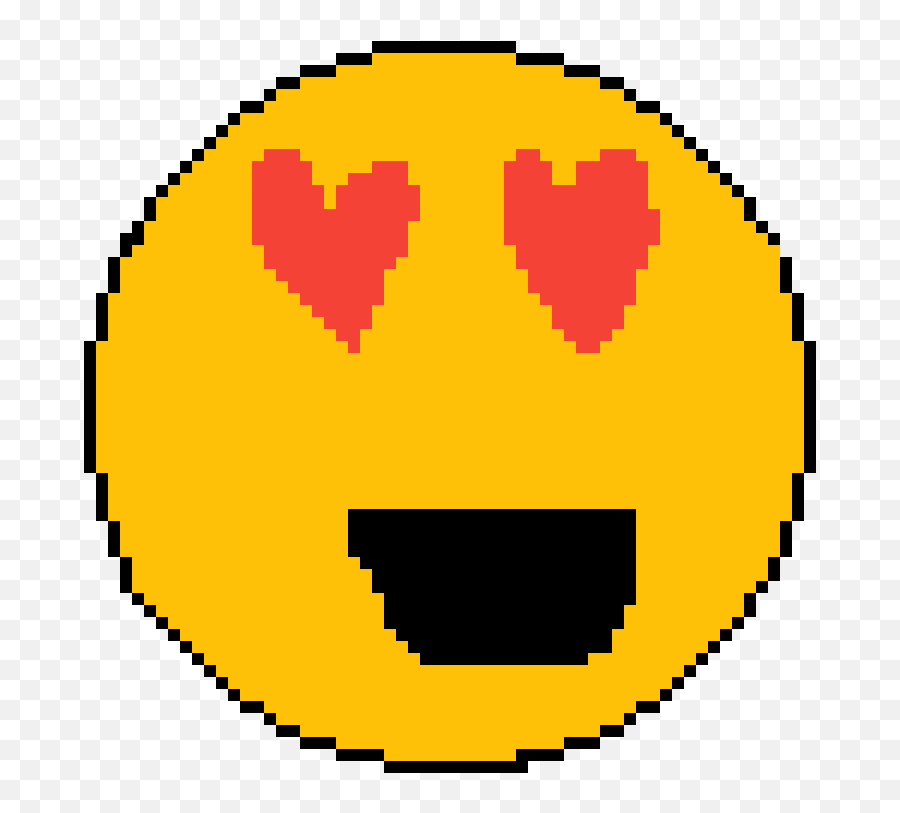 Pixilart - Pixel Art Circle Emoji,Eye Emoji