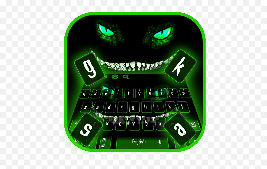 Devil Cheshire Cat Smile Keyboard Theme - Computer Keyboard Emoji,Smiling Devil Emoji