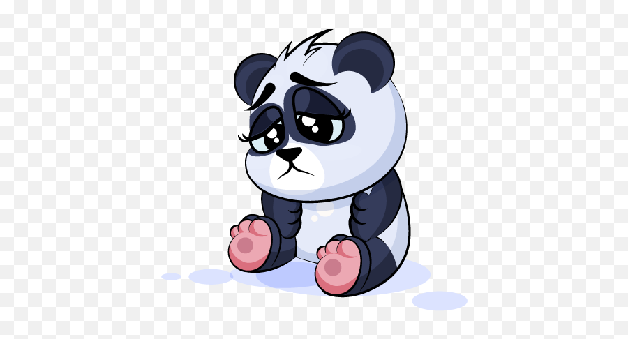 Panda Emoji Stickers - Panda Triste,Nap Emoji