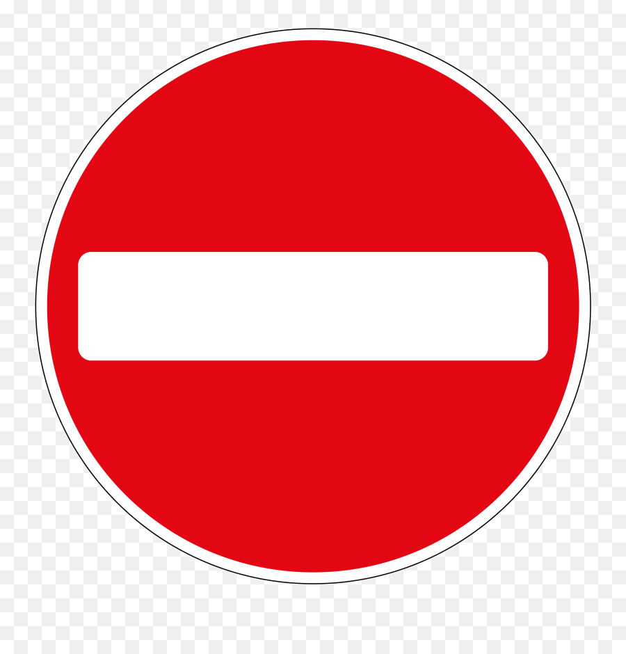No Entry Diag 616 - No Entry Sign Clipart Emoji,No Entry Emoji
