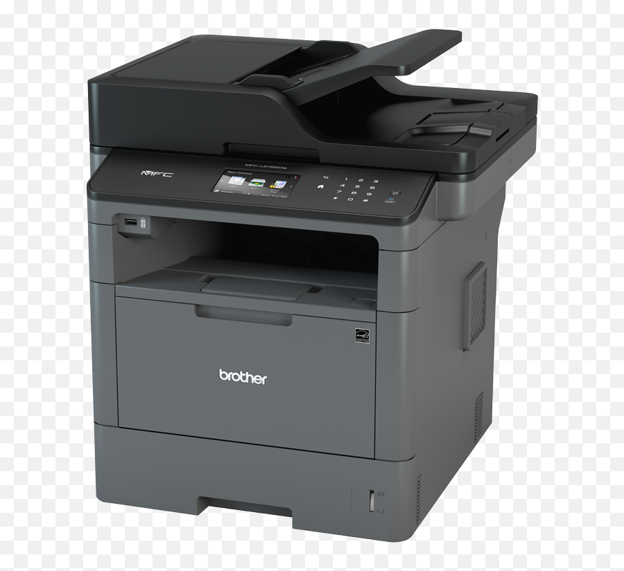 Brother Mfc - L5755dw Mono Laser Multifunction Print Copy Scan And Fax Brother Mfc L5700dw Emoji,Fax Emoji