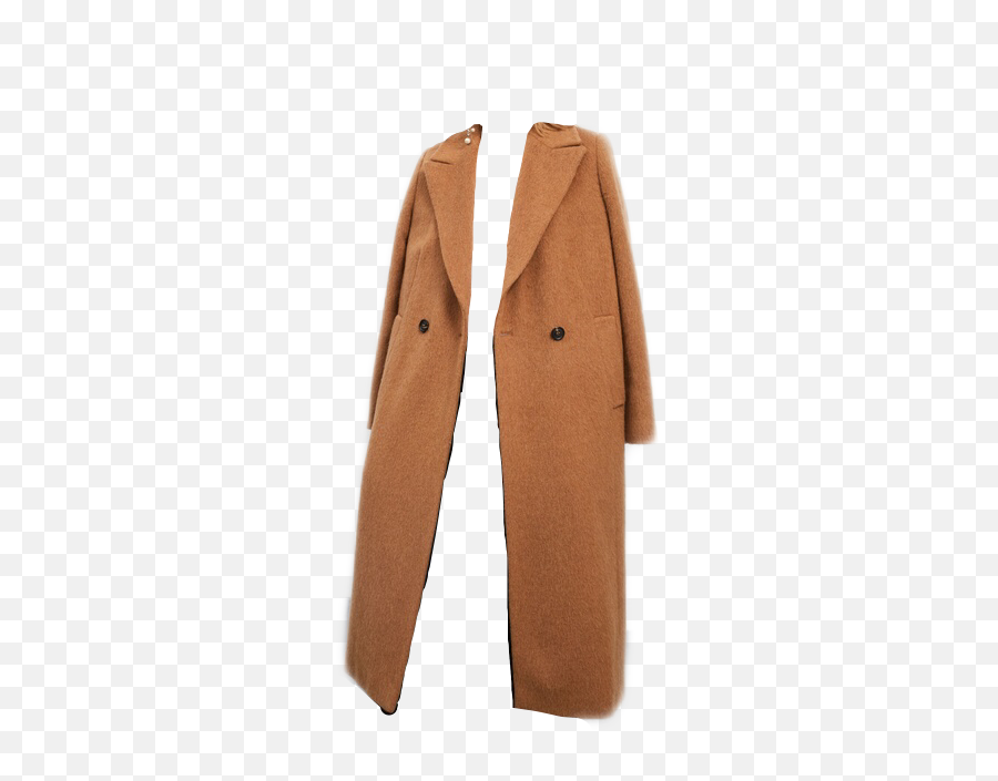 Coat Jacket Jackets Camel Long Arika - Overcoat Emoji,Jacket Emoji
