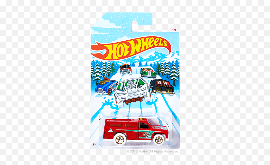 Better Than A Sleigh Ride Hot Wheels 2018 Holiday Series - Hot Wheels Hw Rapid Responder Emoji,Sleigh Emoji