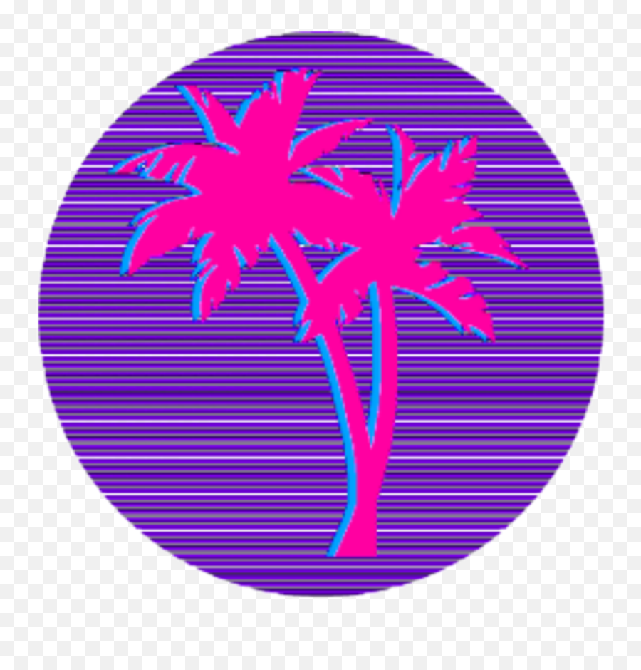 1024 X 1024 1 - Palm Tree Vaporwave Png Clipart Full Size Transparent Vaporwave Palm Tree Png Emoji,Palm Tree Book Emoji