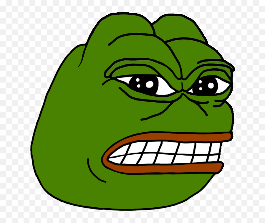Angry Pepe Transparent Png Clipart - Pepe The Frog Emoji,Reeee Emoji ...