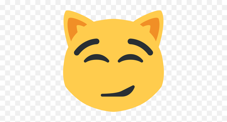 Cat - Smiley Emoji,What Is The Smirk Emoji