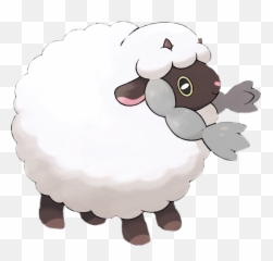 Pokemon Wooloo Sheep Sticker - Pokemon Sun Moon Wooloo Art Emoji,Sheep Emoji