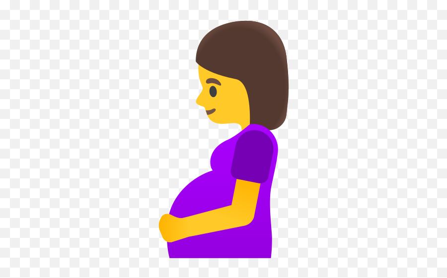 Pregnant Woman Emoji - Pregnant Woman Emoji,Baby Girl Emoji