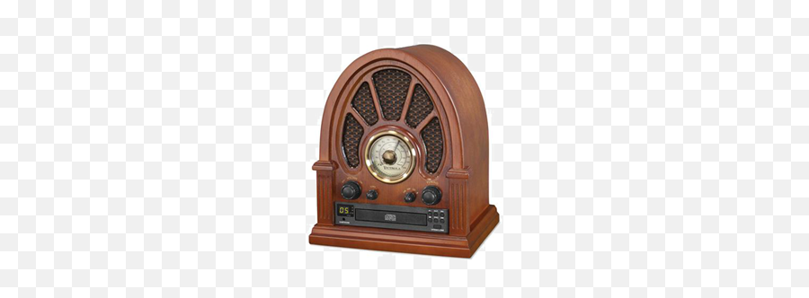 Victrola Vintage Wooden Bluetooth Radio With Cd Player - Antique Emoji,Fishnet Emoji