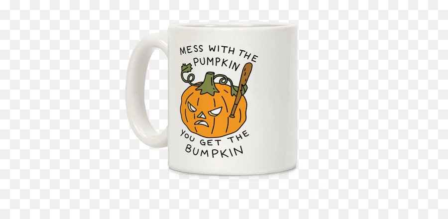 Pumpkin Mugs Coffee Mugs Lookhuman - Magic Mug Emoji,Emoji Carved Pumpkin