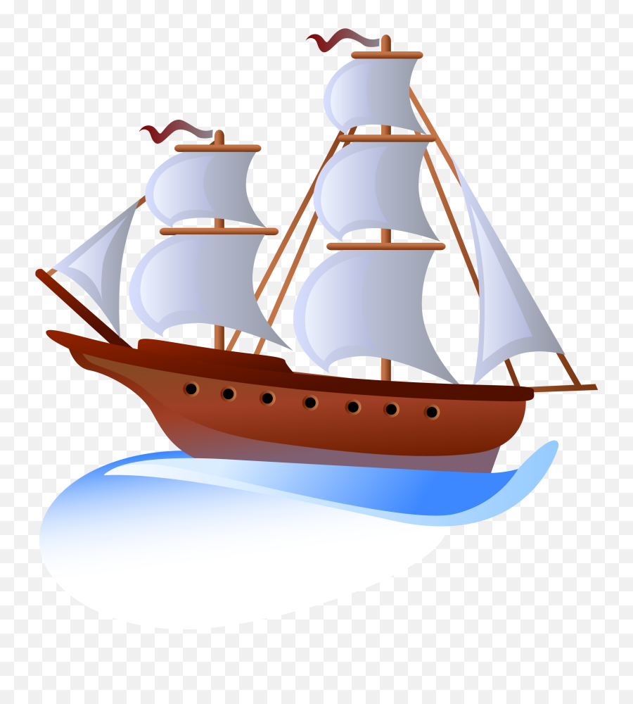 Sailing Ship Sailing Ship - Sail Ship No Background Emoji,Pirate Ship Emoji