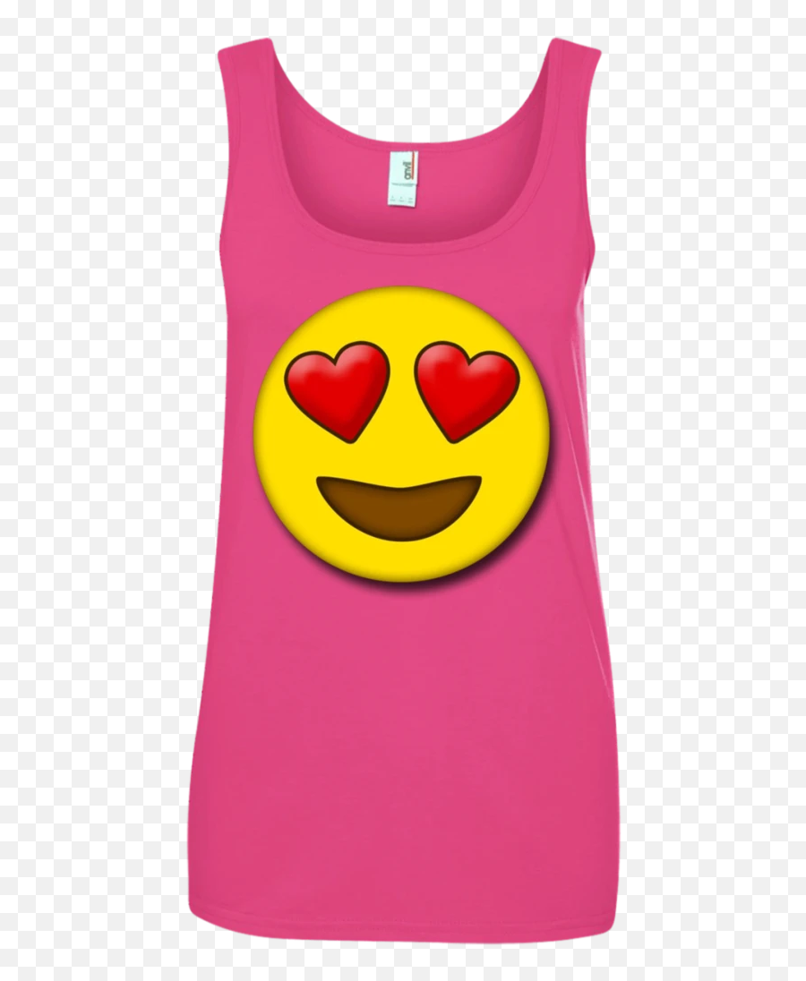 Cute Heart Eyes Emoji Valentines Day Love Tank - Queen Are Born In September 17,Heart Eyes Emoji Text