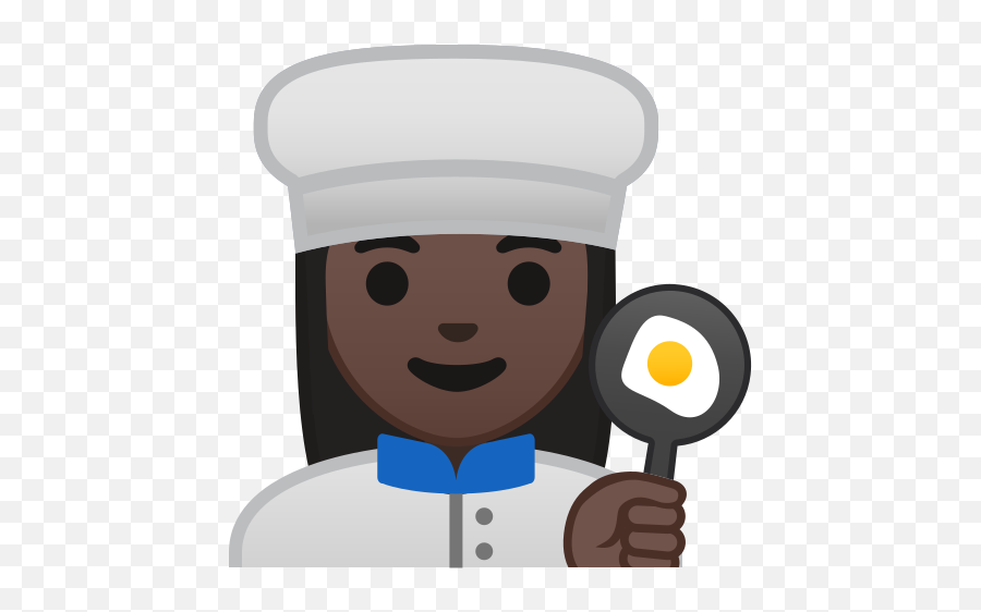 Dark Skin Tone Emoji - Emoji Chef Png,Frying Pan Emoji