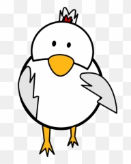 Chicken Chick Wings Design Easter - Chicken Emoji,Chicken Nugget Emoji