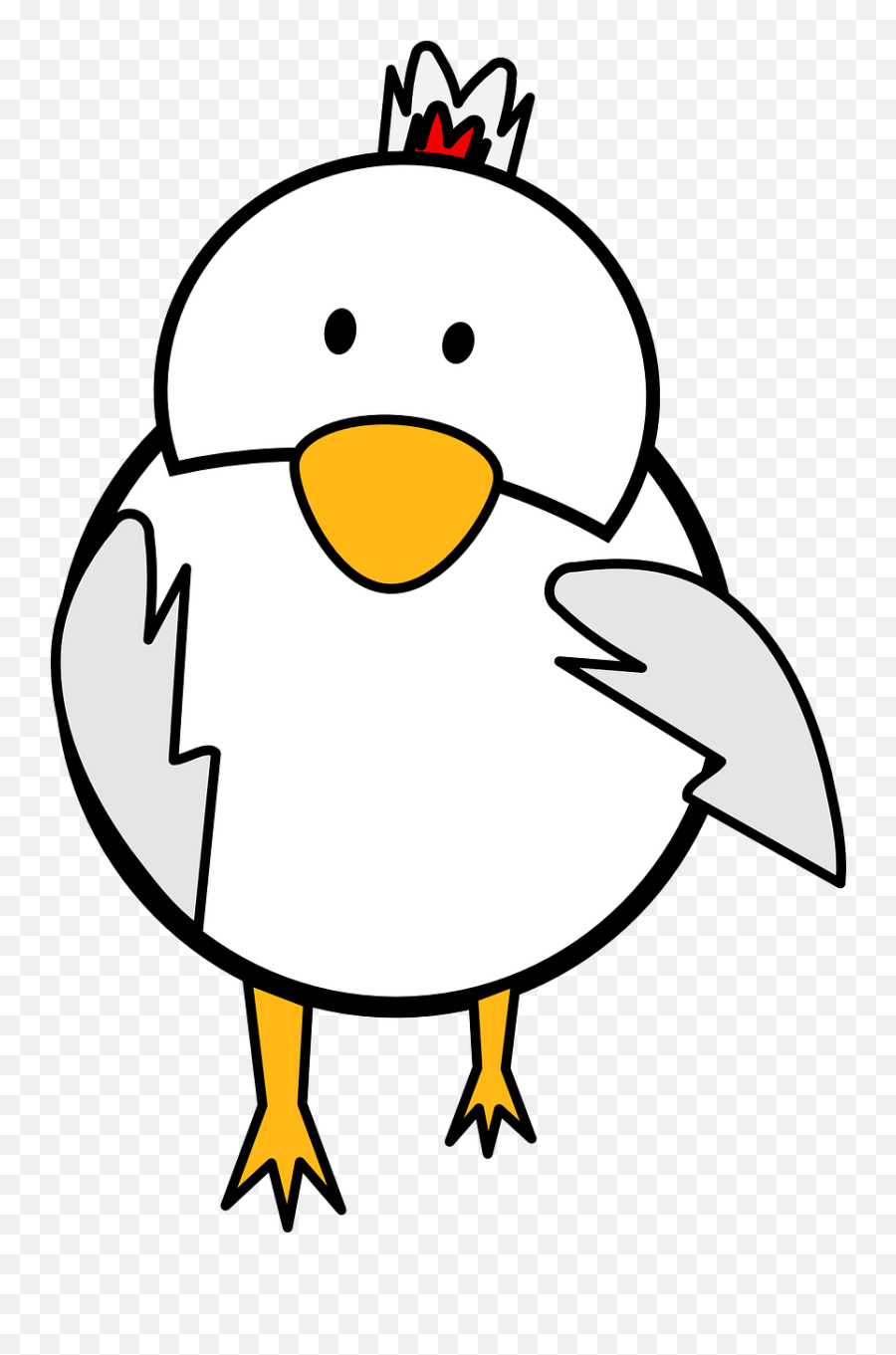 Chicken Chick Wings Design Easter - Chicken Emoji,Chicken Nugget Emoji
