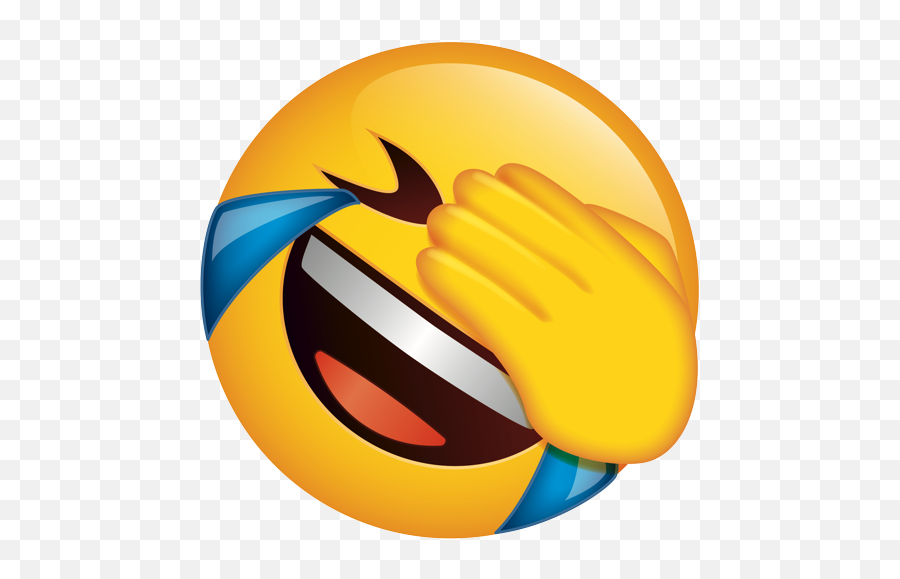 Emoji - Hand In Face Emoji,Laughing Emoji
