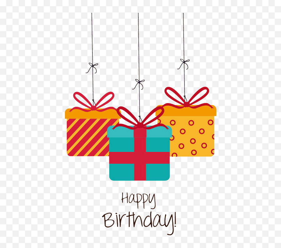 Christmas Happy Birthday Png Png Files - Birthday Gifts Clipart Png Emoji,Emoji Birthday Presents