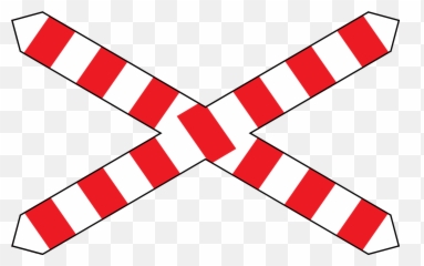 Railway Crossing 1 Track Pw03 R3 09 - Png Railway Crossing Emoji,Flag Train Flag Emoji