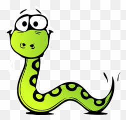 Free Surprised Gift Vectors - Cartoon Transparent Background Snake Emoji