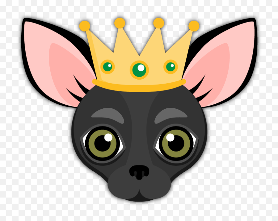 Black Chihuahua Emoji Stickers For Imessage Are You A - Emoji Dogs Black,Prince Emoji