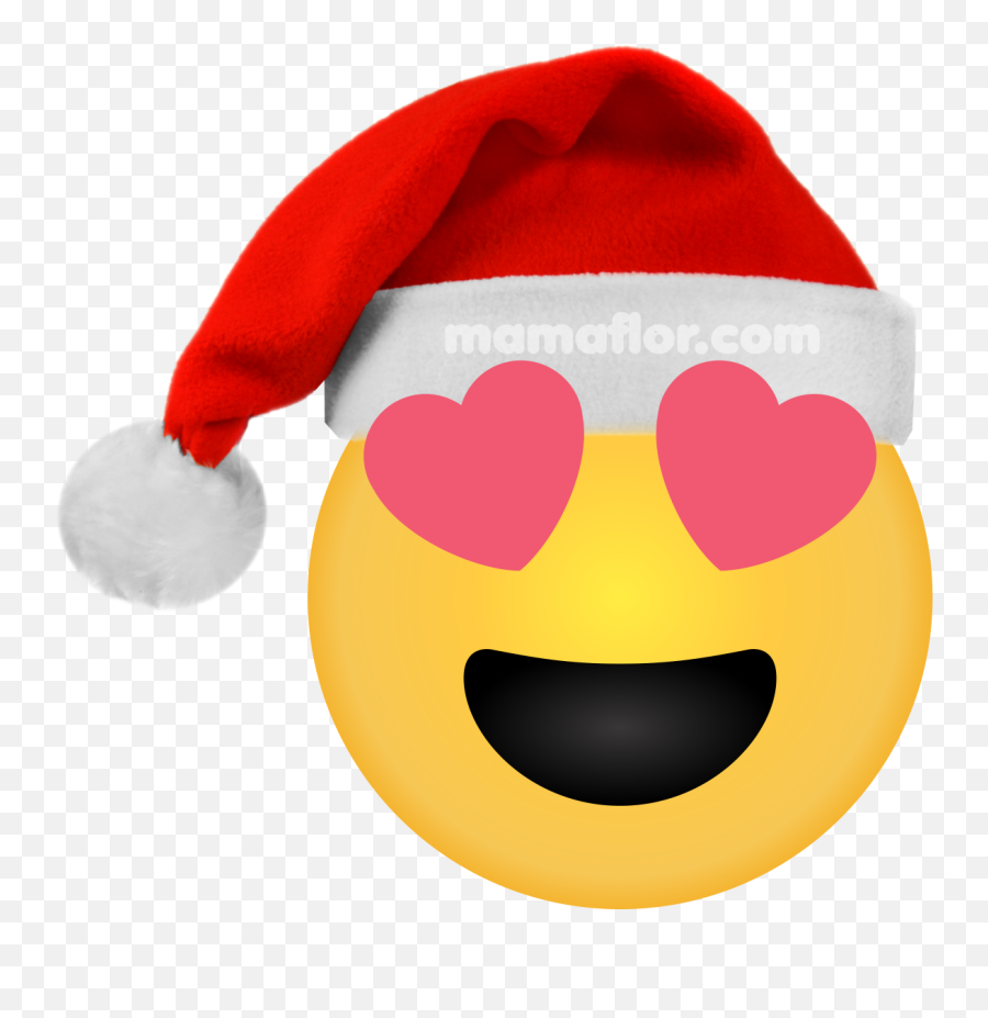 Decora Árbol De Navidad Con Emojis - Emoji Smile Christmas Png,Emoticon Enamorado