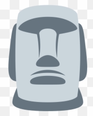 Twemoji 1f5ff - Moai Emoji Twitter,Men's Emoji Shirt