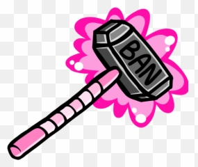 Banned Hammer Transparent Png Clipart - Transparent Ban Hammer Png Emoji,Crossed Hammers Emoji