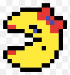Pixilart - Pac Man Girl By Abbeworld Boo Mario Pixel Art Emoji,Pac Man Emoji