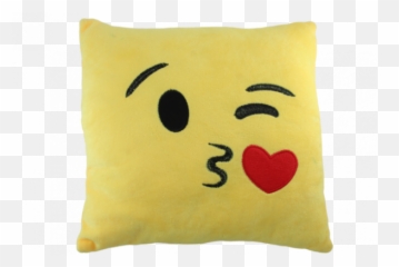 Square Cushion Cover Smiley Face Emotions - Emoji