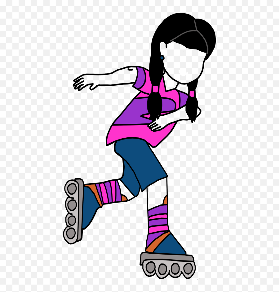 Family Clipart Roller Skating Family Roller Skating - Inline Skates Emoji,Roller Skate Emoji
