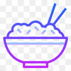 Rice Bowl Icon - Clip Art Emoji