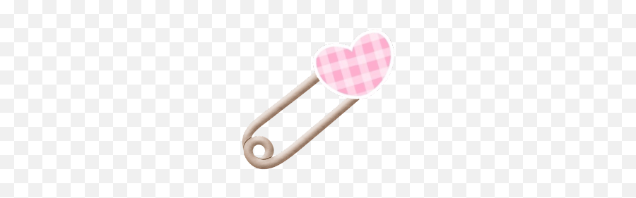 Soft Hairclip Safetypin Softcore Heart Messy Freetoedit - Body Jewelry Emoji,Safety Pin Emoji