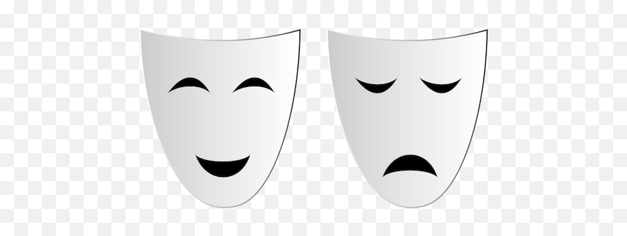 Mti De Tragedie I Comedie - Theatre Emoji,P Emoticon